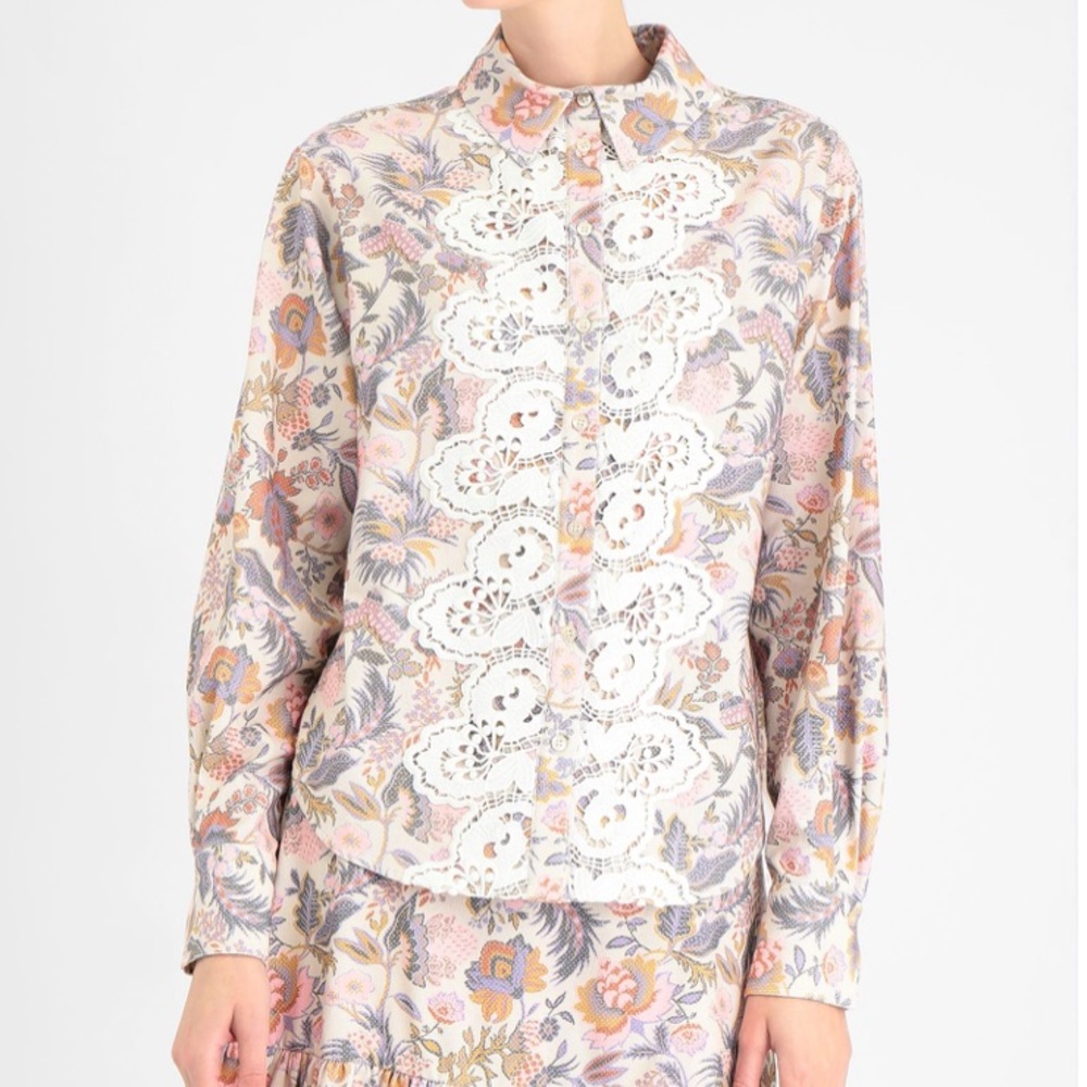 NWOT See by Chloé floral top